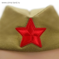 Костюм военного для мальчика: гимнастёрка, галифе, пилотка, трикотаж, хлопок 100%, рост 92 см, 1,5-3 года