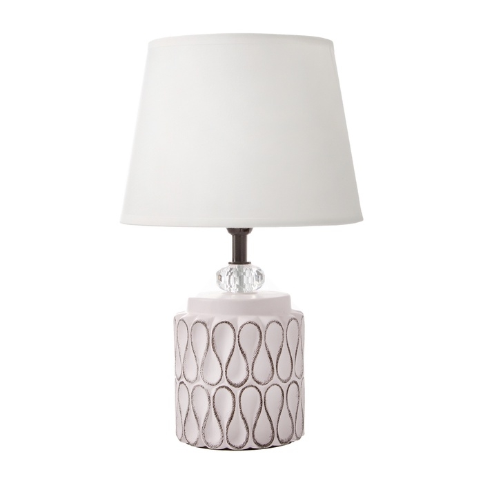 Лампа настольная "Медитация" 1х40Вт Е14 розовый 20х20х35см