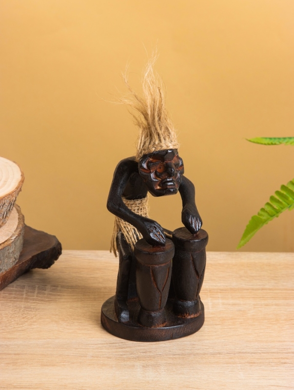 Сувенир &laquo;Абориген барабанщик&raquo;, 7&times;7&times;15 см, дерево