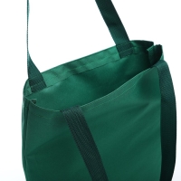 Шопер NAZAMOK, однотонный, 35х0.5х40 см, отд без молнии, без подклада, зелёный Шопер NAZAMOK, однотонный, 35х0.5х40 см, отд без молнии, без подклада, зелёный