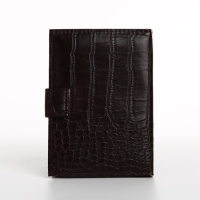 Обложка для документов 2 в 1: автодокументы, паспорт, цвет коричневый Обложка для документов 2 в 1: автодокументы, паспорт, цвет коричневый