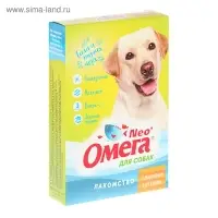 Лакомство Омега Nео+ "Здоровые суставы" для собак, с глюкозамином и коллагеном, 90 табл