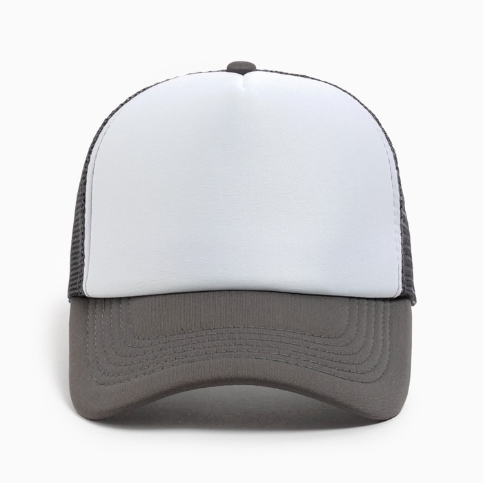 Бейсболка с сеткой MINAKU, цвет серый, размер 56-58