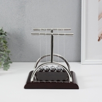 Маятник "Шары техно" квадрат столбик 18 x 17 x 15 см