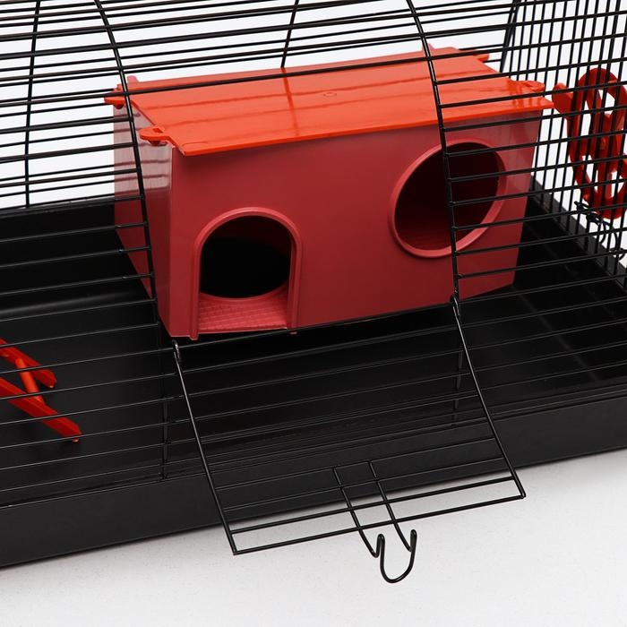 Клетка для грызунов Клетка для грызунов "Саквояж", малая, с лабиринтом, 40 х 25 х 21 см, микс цветов