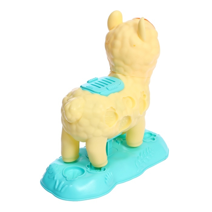 Набор для игры с мягким пластилином &laquo;Милая Лама&raquo;, 6 баночек с массой для лепки, 2 формы