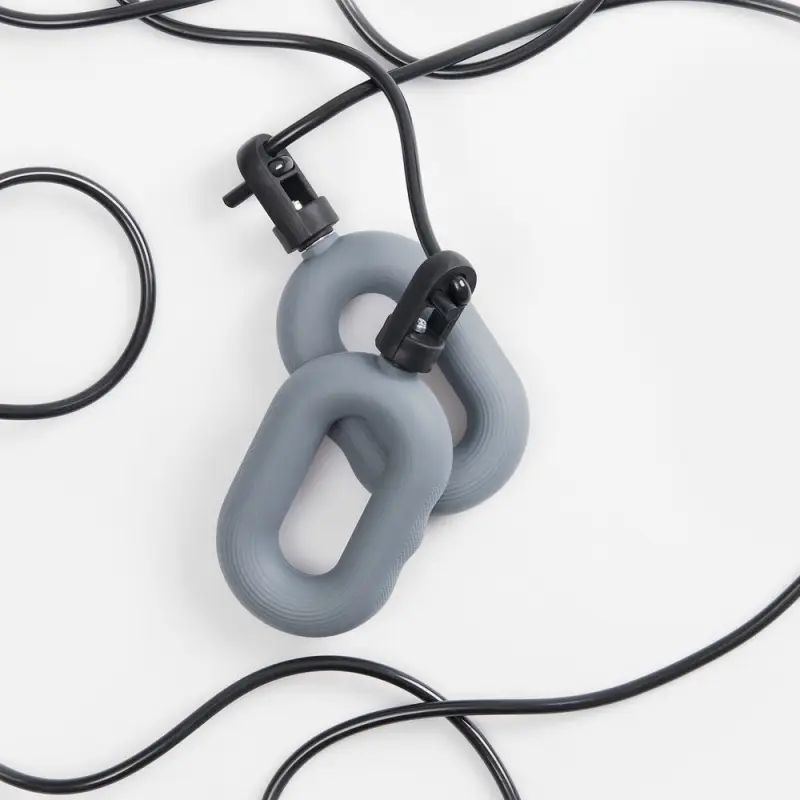 Мультифункциональная скакалка с эспандером Multi McFly, серая