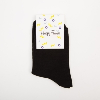 Носки детские, цвет чёрный, размер 22-24 Носки детские, цвет чёрный, размер 22-24