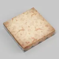 Коробка для печенья, &laquo;Исполнения желаний&raquo;, 15&times;15&times;3 см, Новый год