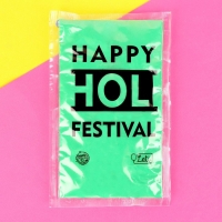 Краска холи, цвет мятный Краска холи, цвет мятный