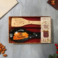 Подарочный набор новогодний Дорого внимание &laquo;На Счастье&raquo;: подставка под ложку, лопатка