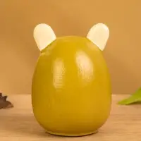 Деревянная кукла кокеши "Тигренок" цв. жёлтый, 6х6х9 см