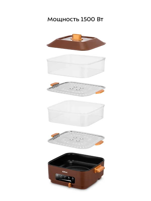 Пароварка электрическая КТ-6506 - 1000 Вт