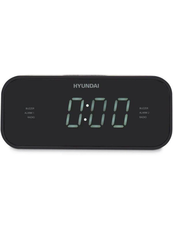 Радиобудильник H-RCL221 черный LCD подсв белая часы цифровые