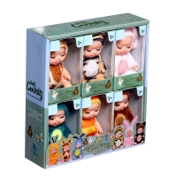 Набор пупсов "Мини зоопарк", 6шт Набор пупсов "Мини зоопарк", 6шт