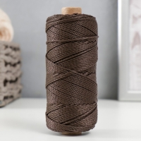 Нить кручёная 3-х прядная полипропиленовая, d=1.1 мм 100 м (кофе) Нить кручёная 3-х прядная полипропиленовая, d=1.1 мм 100 м (кофе)