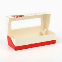 Коробка складная &laquo;Новогодний бант&raquo;, 17 х 7 х 4 см