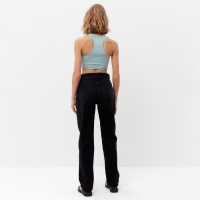 Брюки женские джинсовые  MINAKU SELVEDGE denim цвет черный  , р-р 42