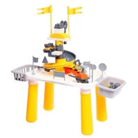 Интерактивный набор-парковка &laquo;Приключения на стройке&raquo;, 4 машинки в наборе, подвижные элементы, аксессуары