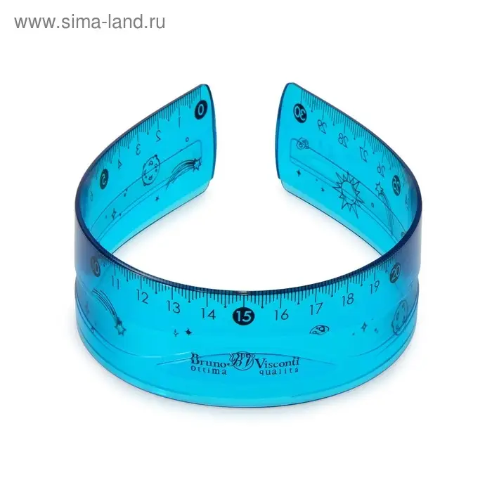 Линейка гибкая 30 см, HappyGraphix, 2 цвета