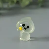 Сувенир эпоксидная смола флюоресцентный "Приведения" набор 6 шт 5х5х3,5 см