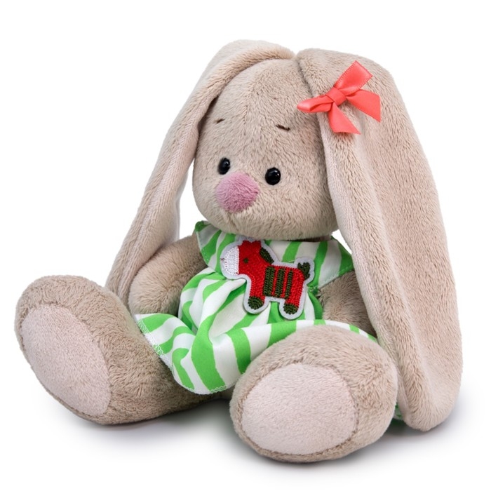 Мягкая игрушка «Зайка Ми в полосатом платье», 15 см Мягкая игрушка «Зайка Ми в полосатом платье», 15 см