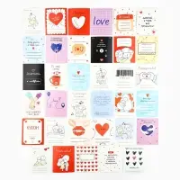 Набор мини-открыток в коробке с местом для подписи &laquo;Любовь&raquo;, 35 штук, 8 x 10 см