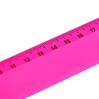 Линейка 30 см Стамм Neon, пластиковая, непрозрачная, неоновые цвета, европодвес, микс (цена за 1 шт.)