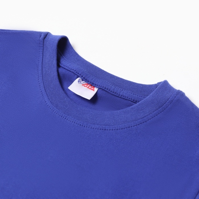 Футболка детская, цвет синий, рост 122