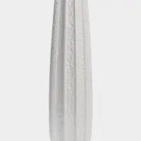 Ваза напольная керамика "Тиаго" 57х14 см, белый