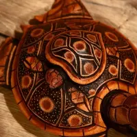 Сувенир "Черепаха" албезия 30х20х6 см