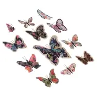 Набор магнитов на холодильник &laquo;Цветочные&raquo;, 12 шт., картон, h=4-10 см