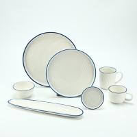 Тарелка керамическая Dolce Ceramo. &laquo;Оушен&raquo;, 23 х 23 см