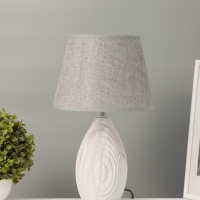 Настольная лампа "Капля" 1х40Вт Е14 серый 22,5х22,5х37см