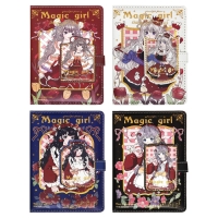 Записная книжка подарочная, А6, 100 листов, цветной блок, с фигурным хлястиком на магните, "Аниме", МИКС Записная книжка подарочная, А6, 100 листов, цветной блок, с фигурным хлястиком на магните, "Аниме", МИКС