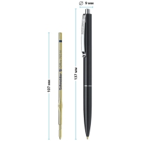 Ручка шариковая автоматическая Schneider "K15", чернила синие, узел 1,0 мм, корпус микс глянцевый, под лого, цена за 1 шт Ручка шариковая автоматическая Schneider "K15", чернила синие, узел 1,0 мм, корпус микс глянцевый, под лого, цена за 1 шт