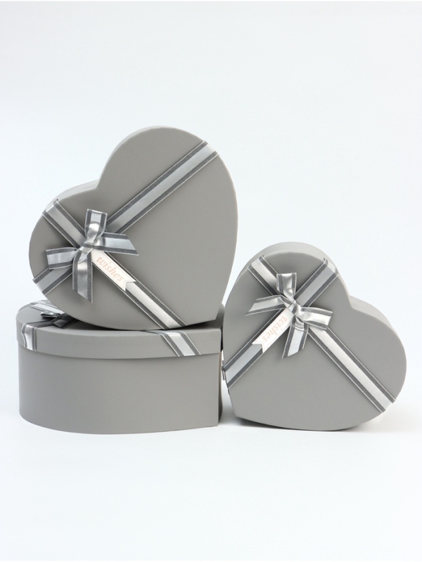 Набор коробок 3 в 1 сердца 31 х 27 х 13,3; 28 х 25 х 11,7; 26 х 23 х 10,3 см