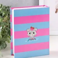 Фотоальбом 100 фото "Котик" 10X15см, ПП карм.