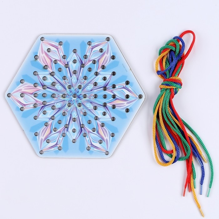 Шнуровка &laquo;Новый год! Снежинка&raquo;