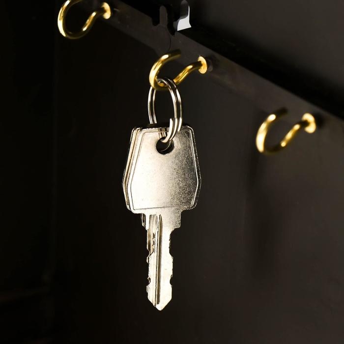 Ключница Ключница "Правила дома" Венге 26,5х31,5х4,5 см