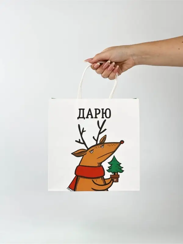 Набор пакетов крафтовых &laquo;Новогодний праздник&raquo;