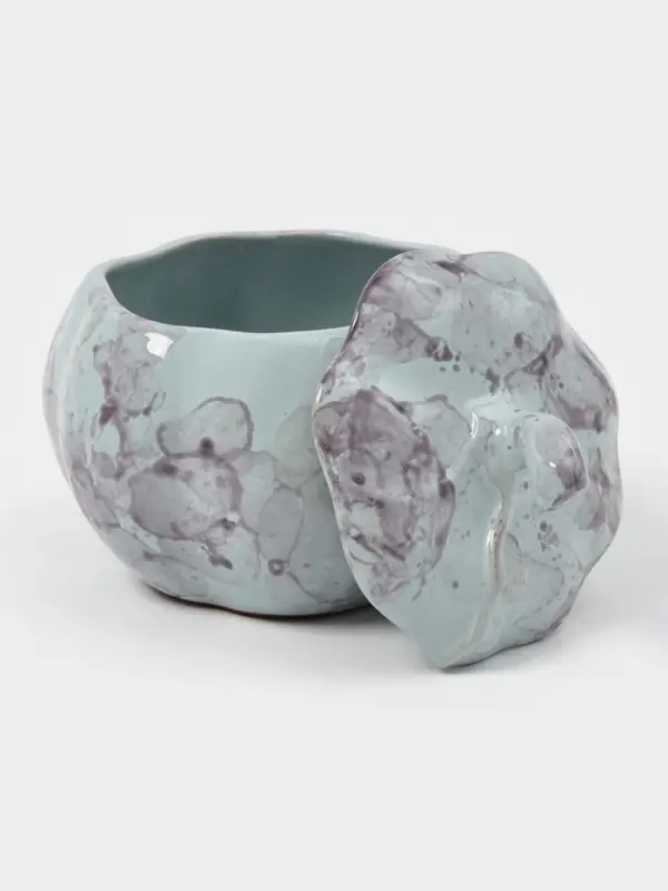 Горшок для запекания Борисовская керамика &laquo;Тыква&raquo;, 600 мл, серый