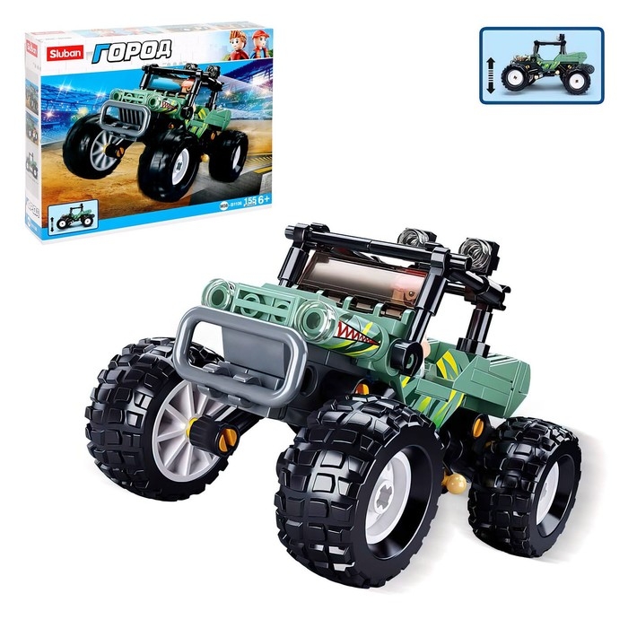 Конструктор внедорожник &laquo;Бигфут&raquo; Sluban Город, 155 деталей, 6+