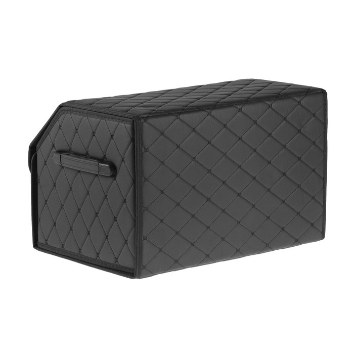 Органайзер кофр в багажник автомобиля, саквож 45&times;32&times;30 см, экокожа, с замком