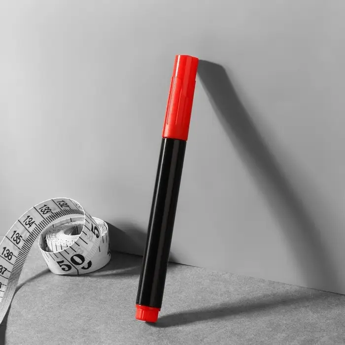 Маркер для кожи и кожзама, водорастворимый, 14 см, разноцветный