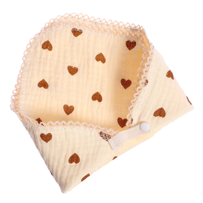 Муслиновый набор &laquo;Подарочный набор: Сердечки&raquo;, 3 шт.