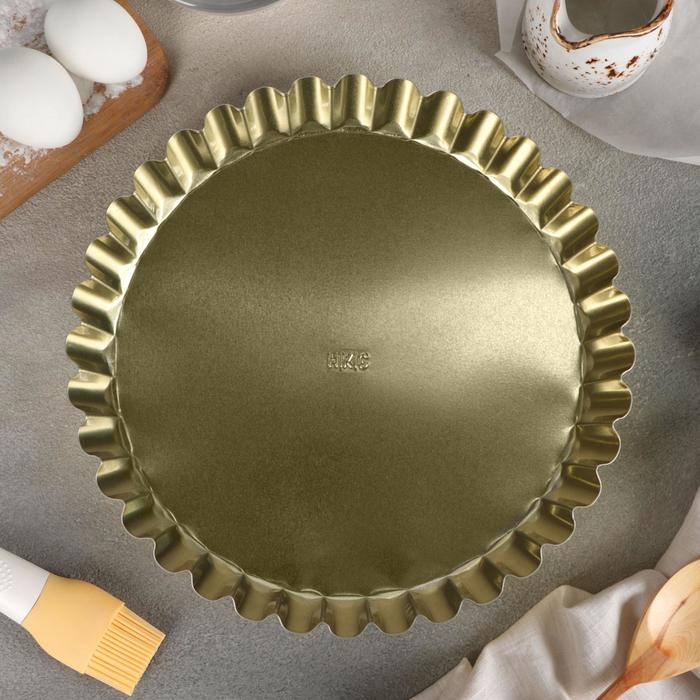 Форма для выпечки торта &laquo;Солнце&raquo;, d=27,5 см , h=5,5 см, антипригарное покрытие, цвет МИКС