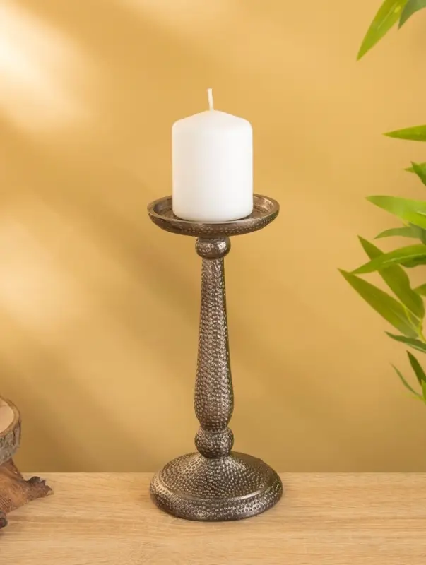 Подсвечник &laquo;Нью-Дели&raquo;, 22 см, алюминий, бронза