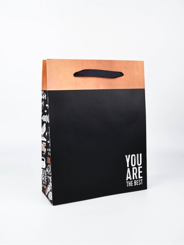 Пакет ламинированный двухсторонний &laquo;Самый крутой&raquo;, L 31 &times; 40 &times; 11,5 см