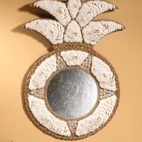 Зеркало настенное 32х50 см (декорировано ракушкой)